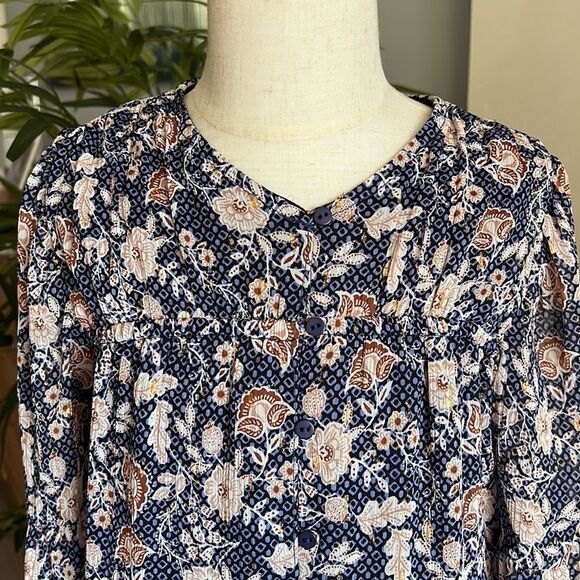 ZARA Kids | Blue | DRESS WITH RUCHING - Picture 7 of 11